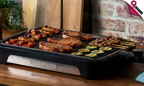 Russell Hobbs George Foreman 25850 Smokeless Electric Grill!
